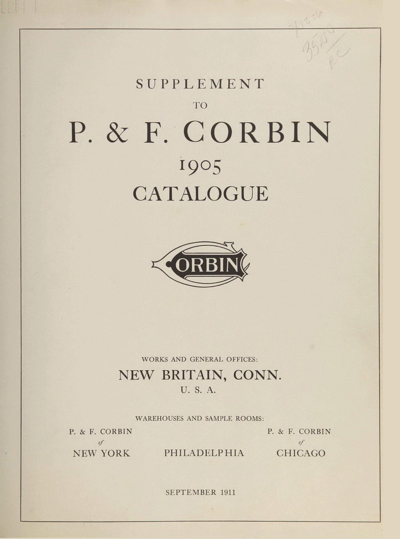 Corbin 1911 Sup 1905 cover