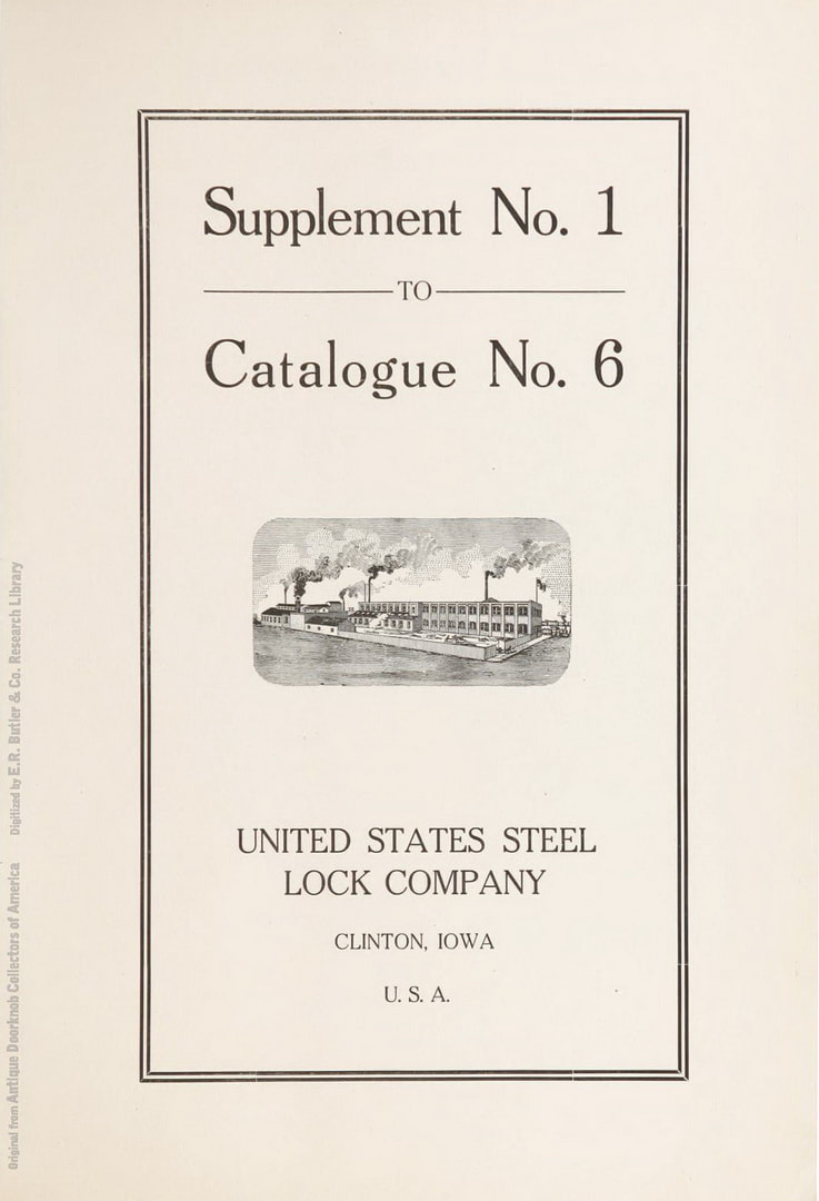 U S Steel Lock Co Test cover