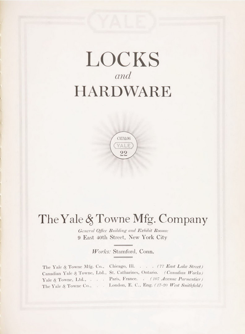 Yale 1917 cover