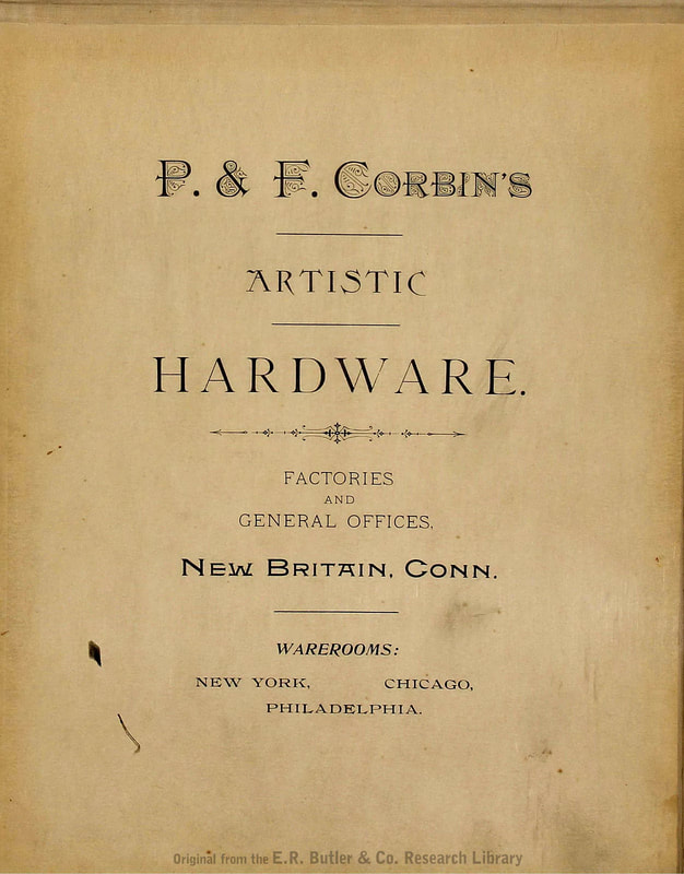 P. & F. Corbin’s Artistic Hardware cover