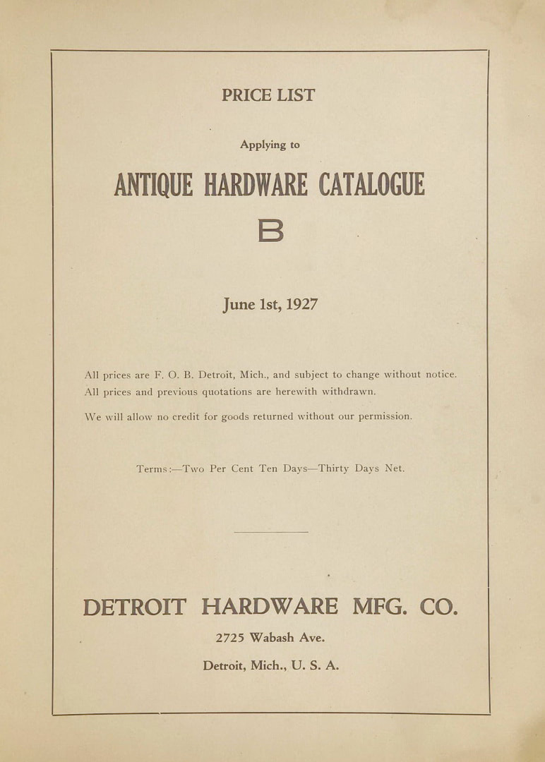 Detroithardware 1927 cover