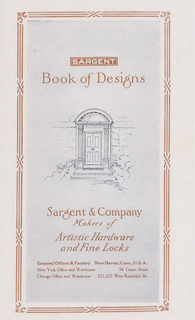 Sargent 1910 Designs cover