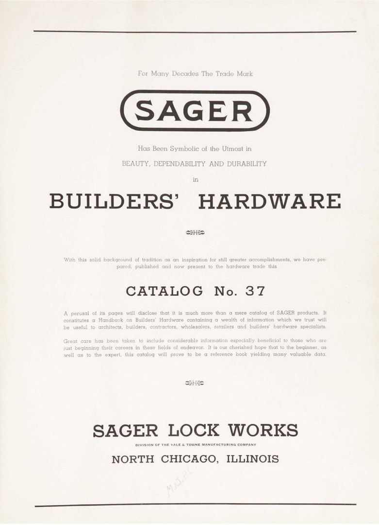 Sager 1937 cover