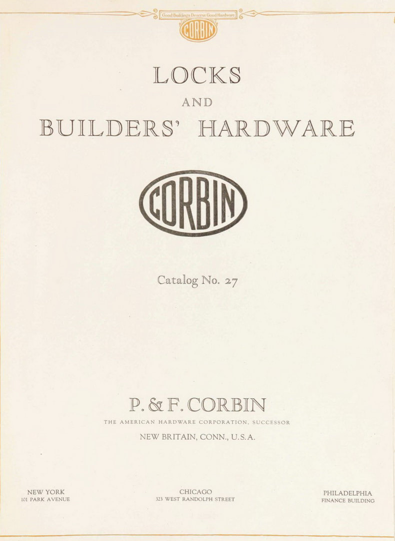 Corbin 1927 cover