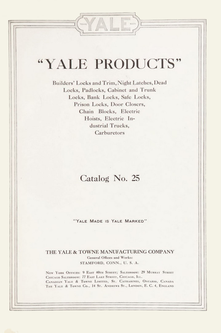 Yale 1921 cover