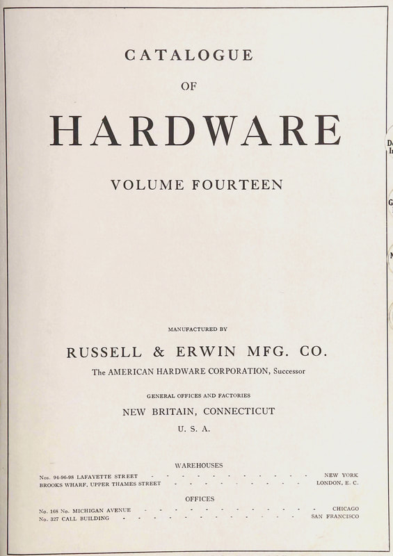 Catalogue of Hardware: Volume 14 cover