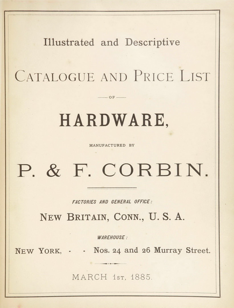 Corbin 1885 cover