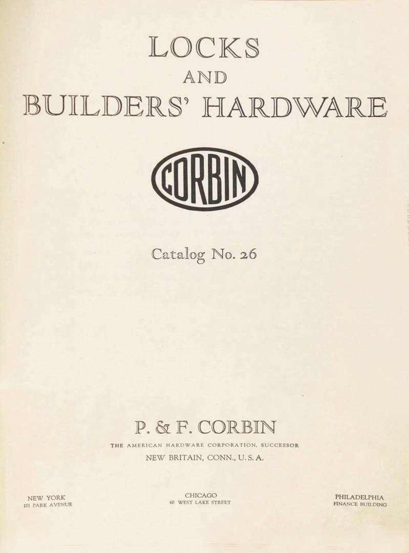 Corbin 1923 cover
