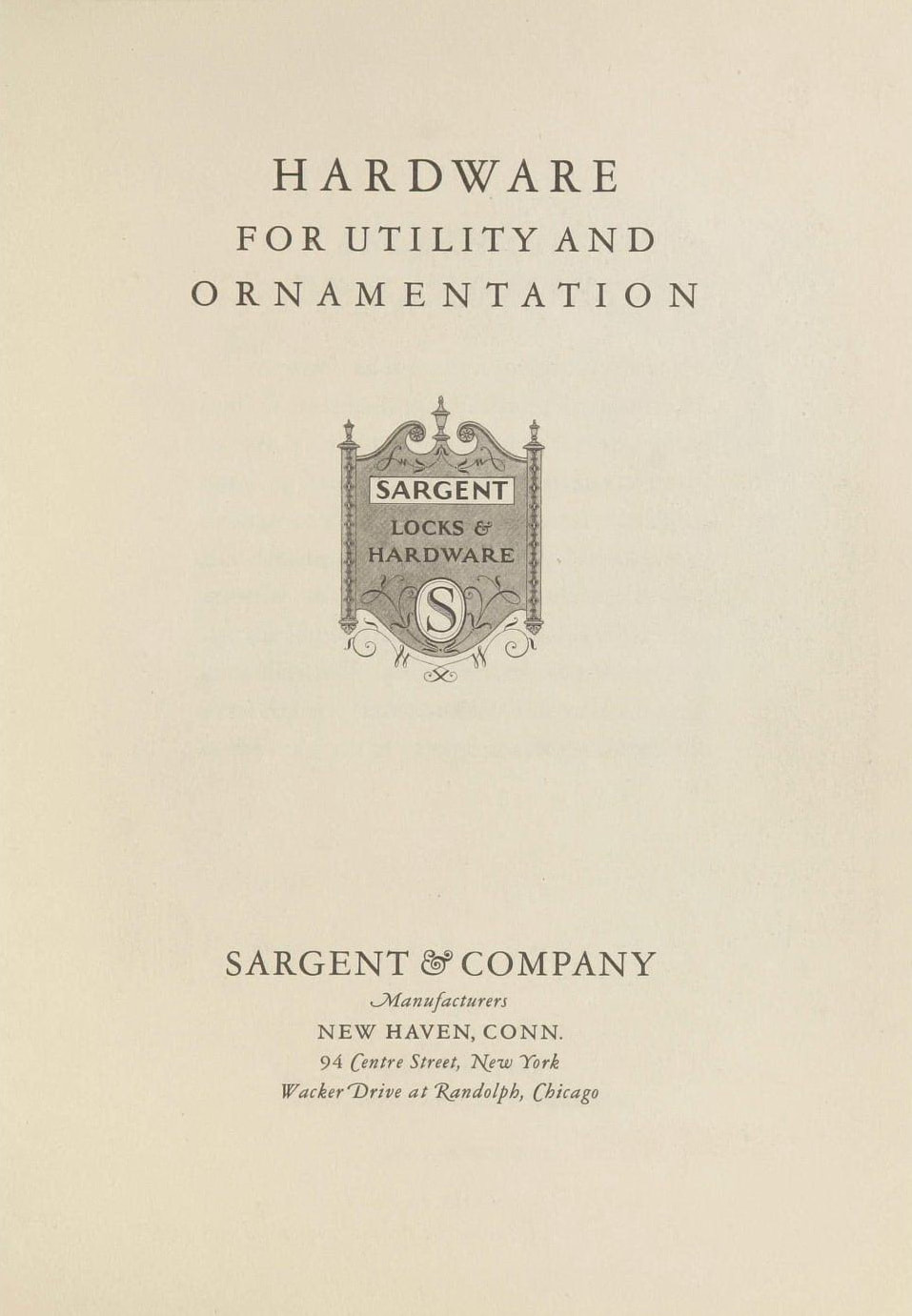 Sargent 1927 cover
