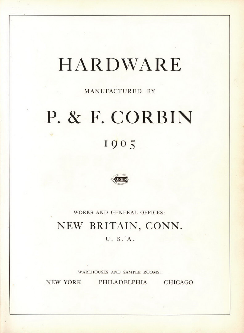 Corbin 1905 cover