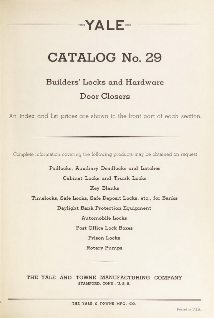 Yale 1937 cover