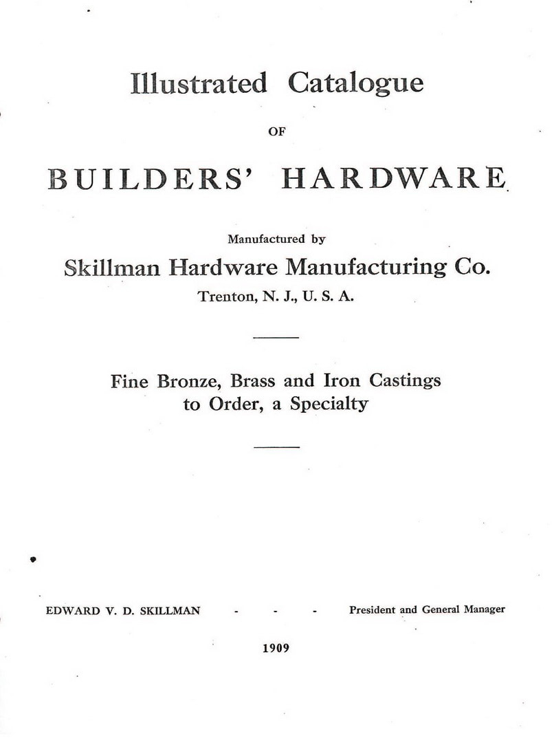 Skillman 1909 cover