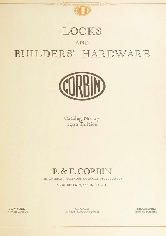 Corbin 1932 cover