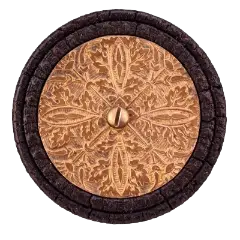 Eastlake design with bonze inlaid,black